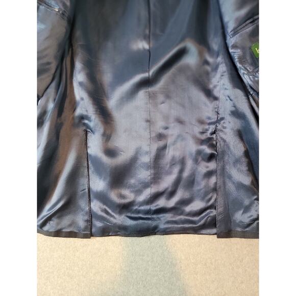 NEW Ralph Lauren Wool Sport Coat Blazer Men's 44L Suit Jacket Blue Two Button - Picture 11 of 12